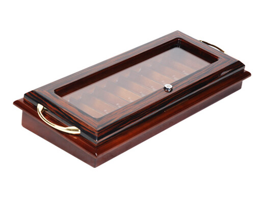 luxe houten chipt tray voor het bewaren van casino chips