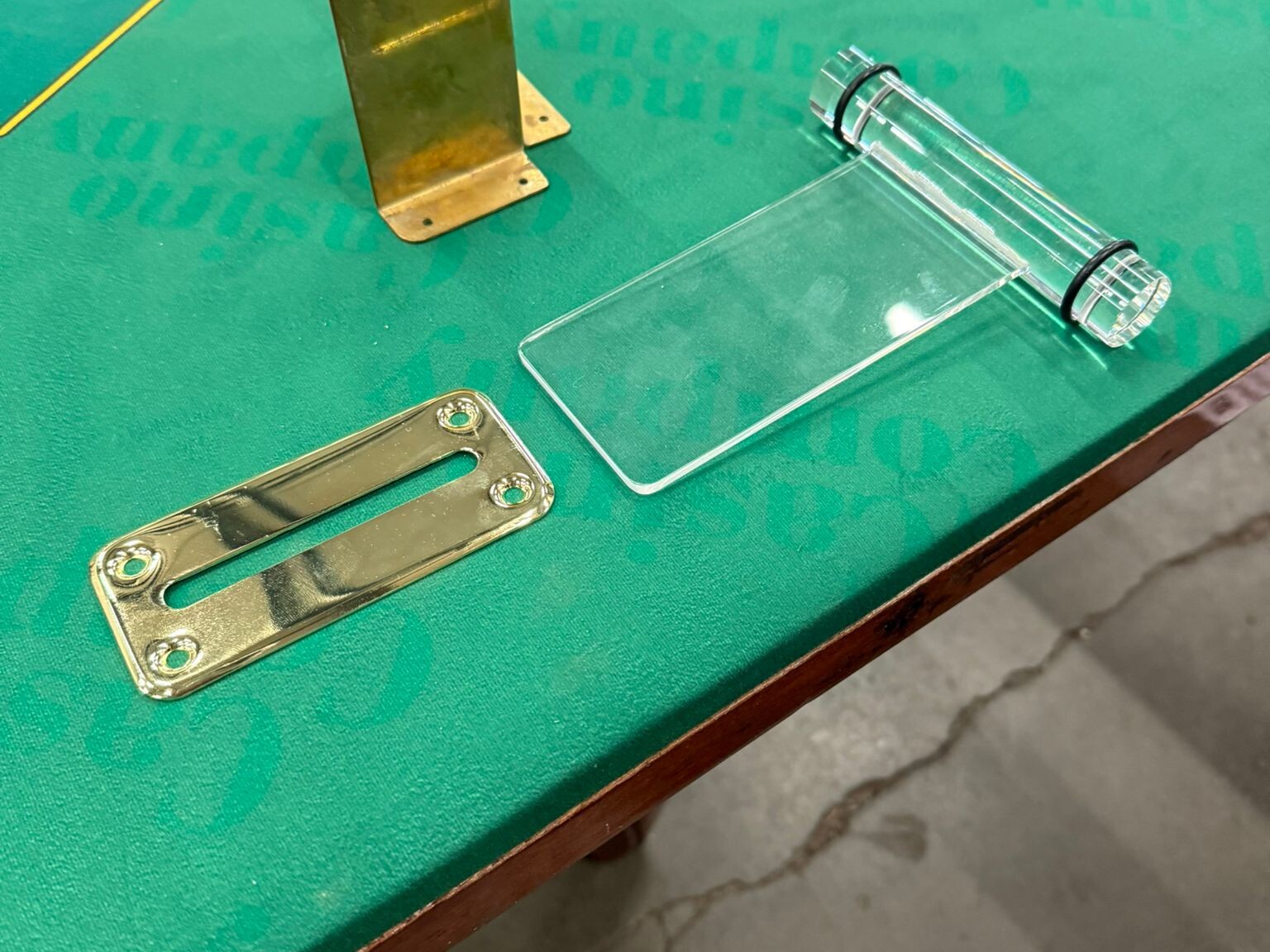 luxe groene blackjack tafel